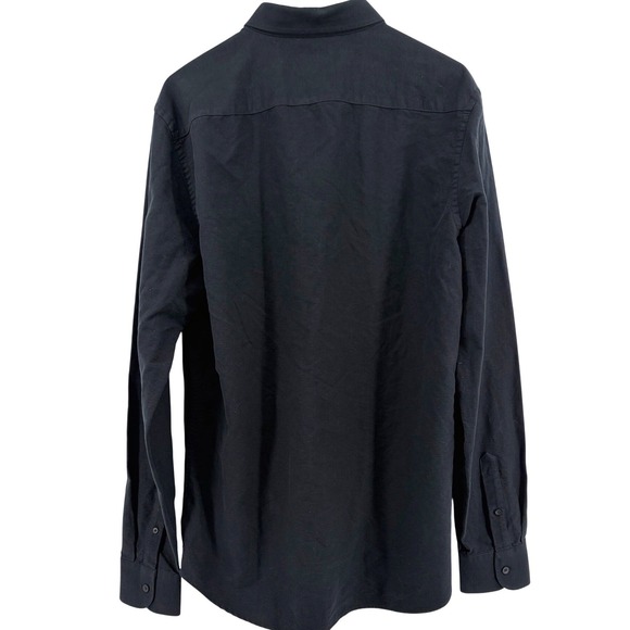UNTUCKit Mens‎ Black Long Sleeve Button Down Shirt 100 Percent Cotton XL - Picture 4 of 8